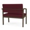 Lesro Lenox Steel Bariatric Chair Metal Frame, Bronze, OH Wine Upholstery LS1401 - alternate 2